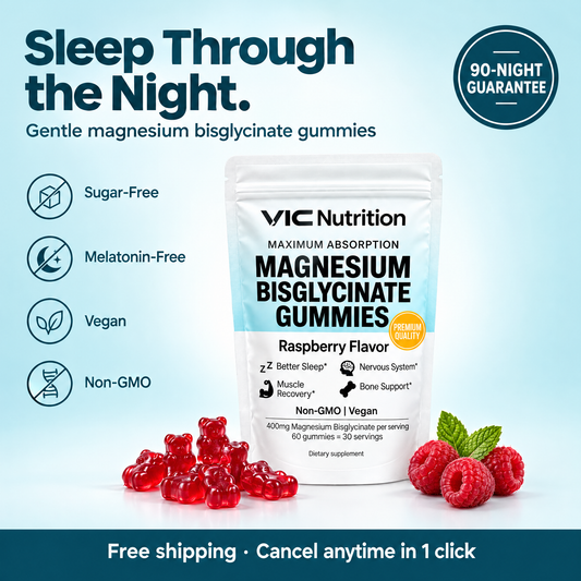 VIC Nutrition Magnesium Bisglycinate Gummies