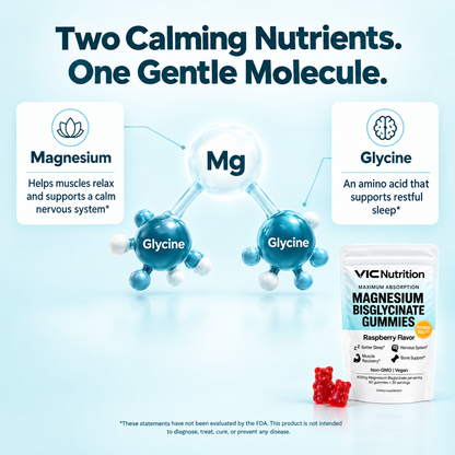 VIC Nutrition Magnesium Bisglycinate Gummies